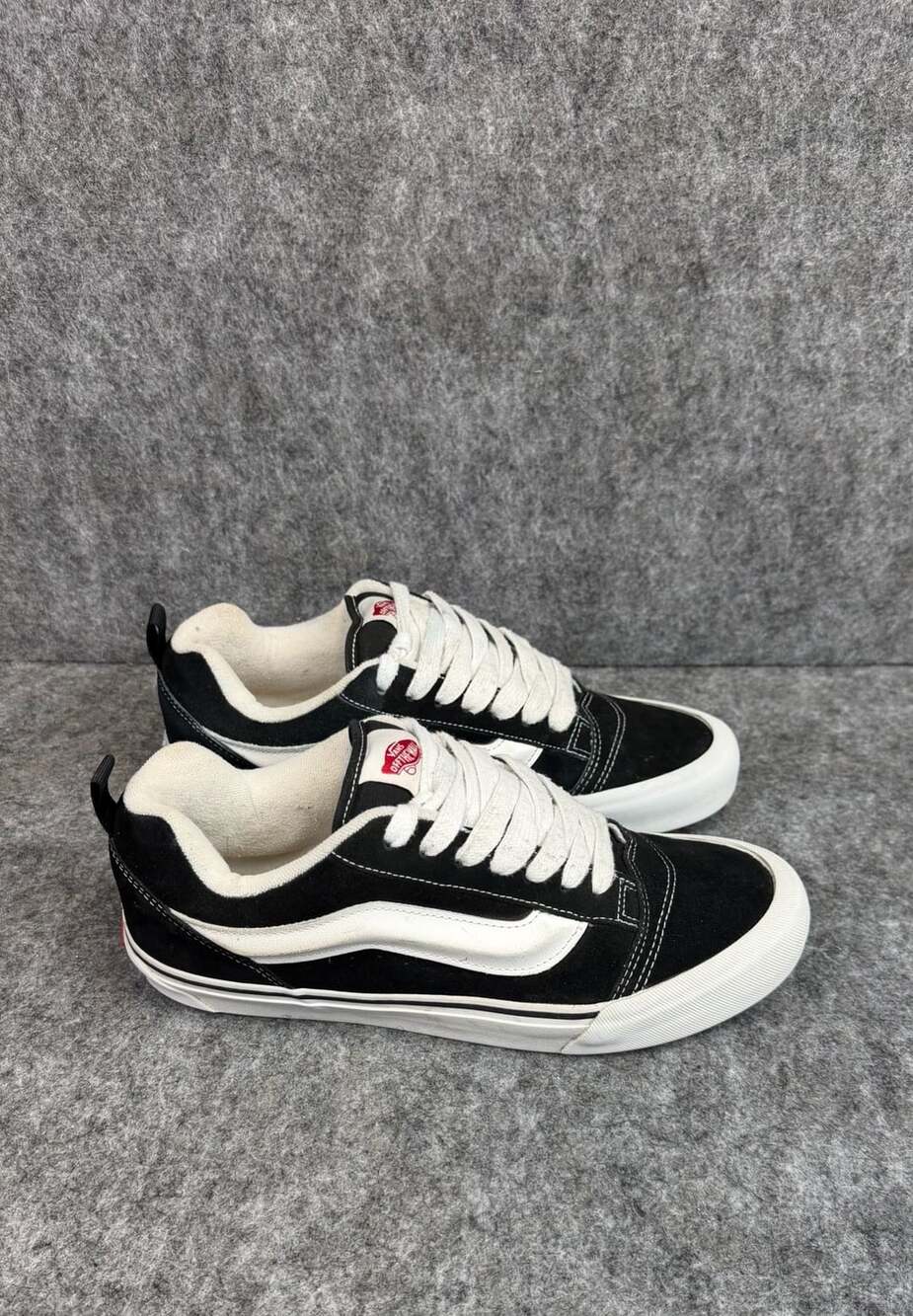 Vans Knu Skool Size 11 Black True White Skate Shoes